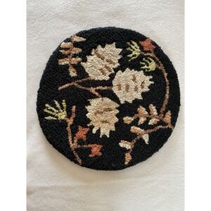 4 Seat Cushion Pad Pine Cone Mountain 14" Wool/Cotton Autumn Laura Megroz 2013